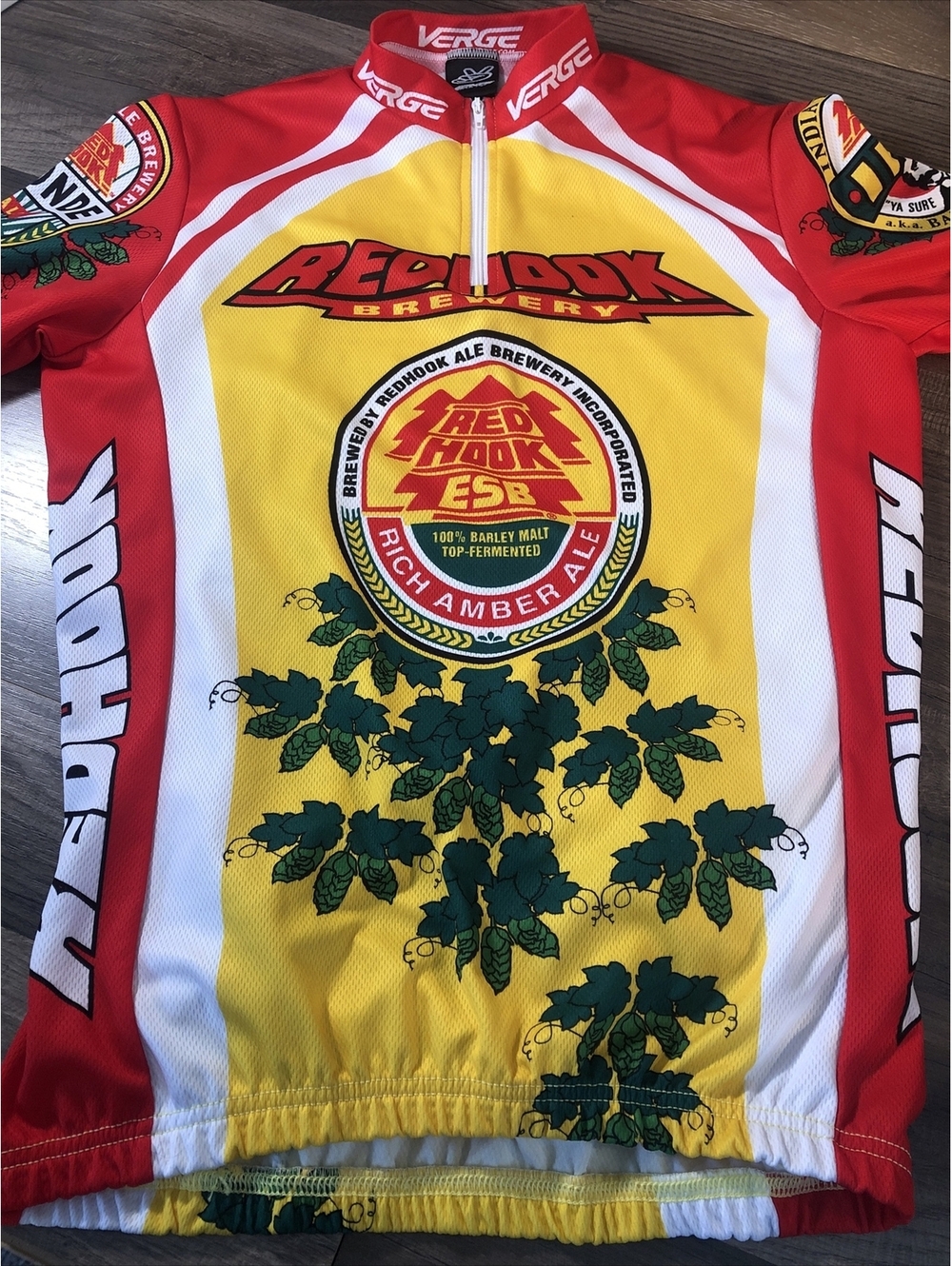 Verge Red Hook Brewery IPA Cycling Jersey Mens Size Small Made In Poland